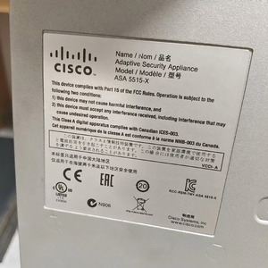Pare-feu d'entreprise haut de gamme ASA5515-FPWR-K9 Gigabit <span class=keywords><strong>ASA</strong></span> 5515-X avec gestion SW 6GE Data 1GE AC 3DES/AES - Product Image 4