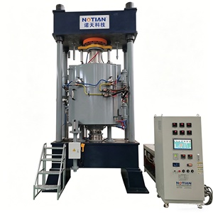 Four de pressage à chaud 2300°C pour plaques SiC <span class=keywords><strong>sous</strong></span> pression 400T, équipement de frittage <span class=keywords><strong>sous</strong></span> vide, raccords céramiques à chauffage par résistance au graphite - Product Image 3