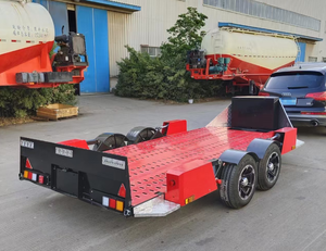 Remorque de transport pour motocyclettes de 2 tonnes Remorque de levage hydraulique 16 pieds Transporteur Desert Off Road Utility Vehicle Trailer 2000kg - Product Image 3