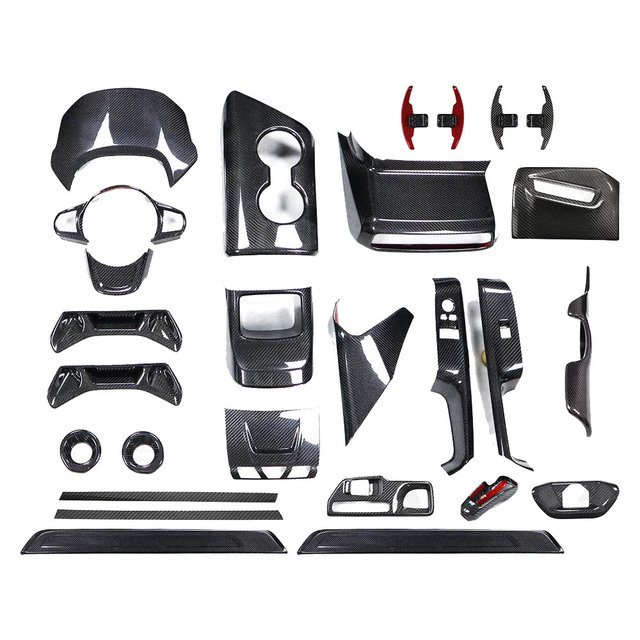 Wholesale Dry Carbon Fiber Interior Kit ( 22 Pcs ) for Toyota Supra A90 2019+