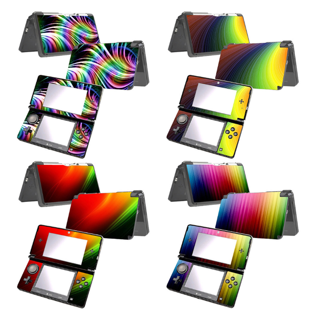 Dual Vinyl Decals Stickers for Nintendo 3DS Console Protective Wrap Cover Skins Sticker