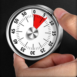 Wholesale <b>Kitchen</b> Mechanical <b>Timer</b> Cooking Magnetic Time Manager Rotary Stainless Steel Countdown - Product Image 5
