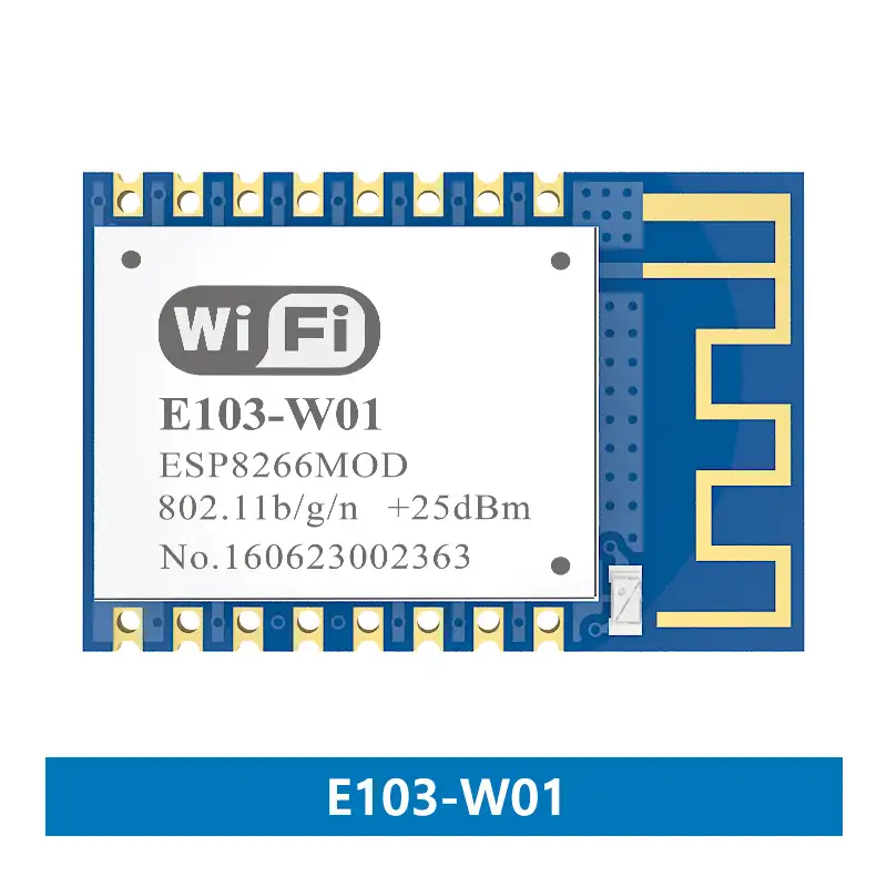 E103-W01 100mw جهاز إرسال مزود بخدمة الواي فاي والاستقبال وحدة واي فاي وحدة نقل البيانات Esp8266 واي فاي وحدة Esp8266ex