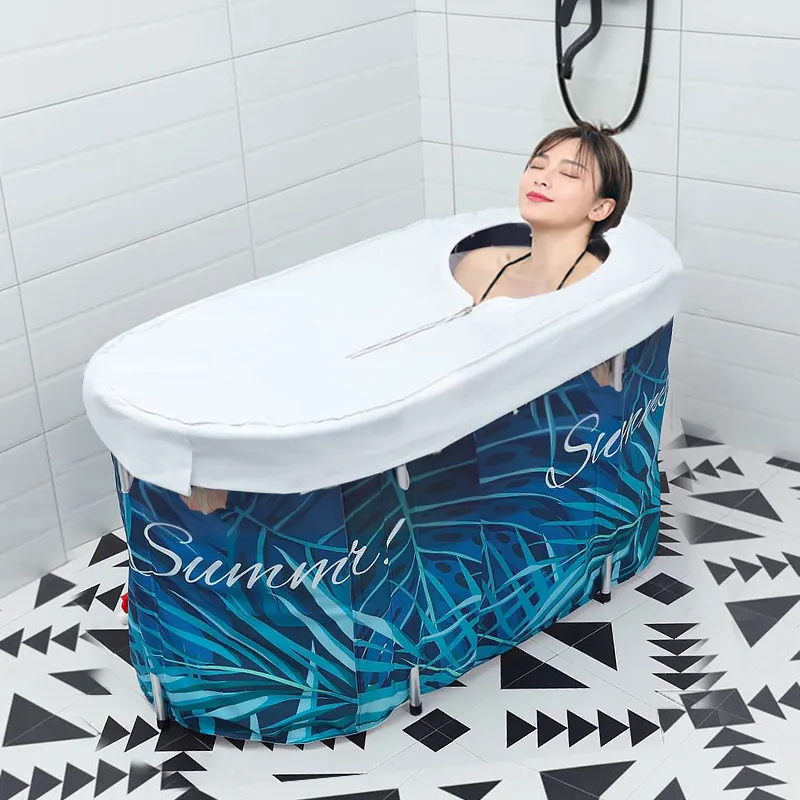 Baignoire Portable confortable pour adultes, salle de bain pliable, bon marché, promo