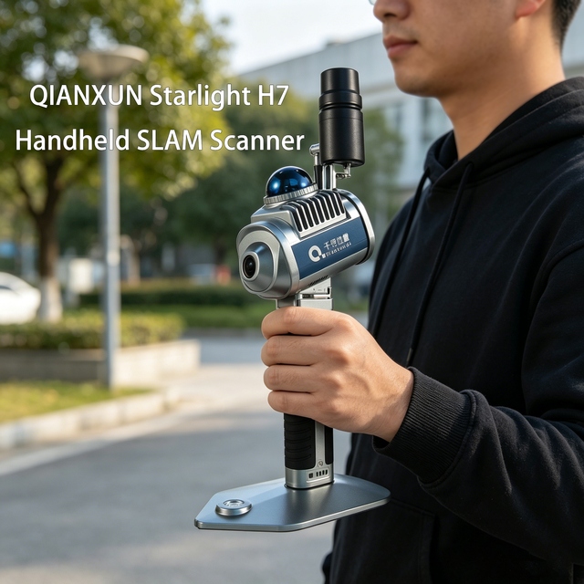 Qianxun Starlight H7 Slam Scanner High Accuracy 3D Lidar Scanner Compact Handheld 360 LiDARs SLAM 3D Scanner