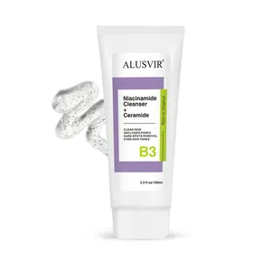 Commercio all'ingrosso di Niacinamide naturale detergente delicato per il viso rimuovi i punti neri Gel detergente viso antietà Private Label