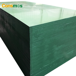 18mm verde reutilización 25 veces impermeable PP plástico recubierto hoja de madera contrachapada - Product Image 1