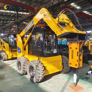 Cargadora Compacta con Dirección Deslizante, Cargadora de Ruedas Hidráulica Compacta Diésel |   Equipos de Construcción y Agrícolas – Mejor Precio al por Mayor - Product Image 6