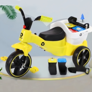 Tricycles pour enfants 2026 <span class=keywords><strong>en</strong></span> plastique à 3 roues avec poignée de poussée, pour bébés de 2 à 4 ans, vente <span class=keywords><strong>en</strong></span> gros directe usine Chine - Product Image 4