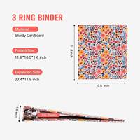 Karton drucken A 4 1 Papier über Karton 3-D 4-O Ring binder