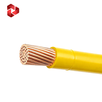 Cable Flexible Aislado en PVC THHN THWN de Cobre de un Solo Núcleo de 600 V