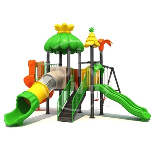 Toboggan modulaire en plastique de couleur personnalisée OEM pour le développement de parcs à thème et les installations de centres de loisirs commerciaux - Product Image 1
