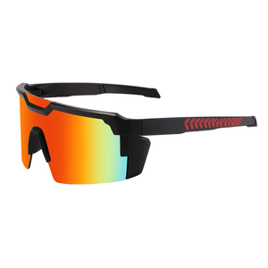 Gafas de Sol Deportivas UV400 Futuristas con Logotipo Personalizado, Gafas de Sol con Marco de PC Deslumbrantes para Ciclismo - Product Image 5