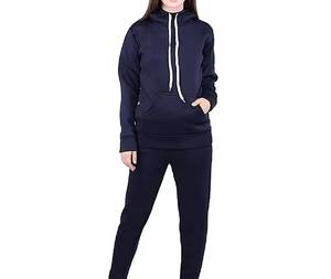 New Arrival Custom Wholesales Breathable Solid Knitting <b>Hoodie</b> Two Piece Set Comfortable Casual Style Women Tracksuits Online - Product Image 6