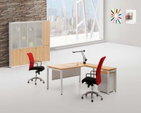 Table de bureau en bois style L, comptoir, en forme de L