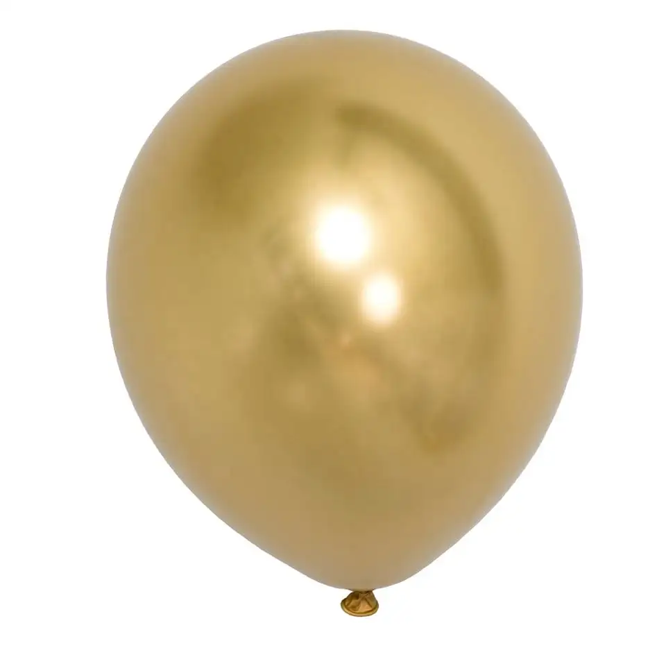 Usine Métal 12 Pouces 30cm Chrome Ballons Latex Métallique Hélium Chrome Or Rose Or pour la décoration