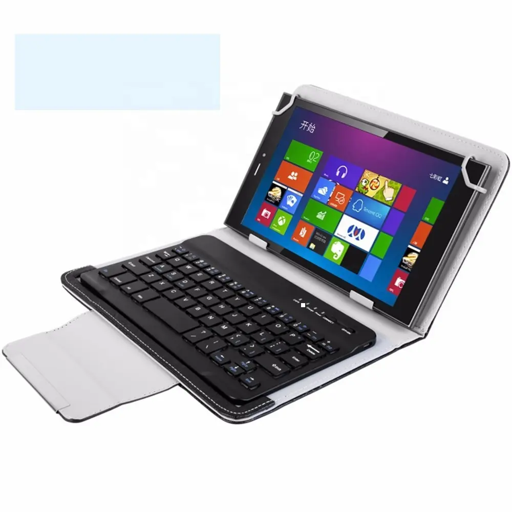 لوحة مفاتيح لاسلكية, لوحة مفاتيح جلدية واقية عالمية لاسلكية لأجهزة Samsung Galaxy Tab P6800 XE500T1C S5222 S9082 N7000 I9220 S3 mini