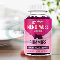 VitaSpring Marque privée SPM Soulagement de la ménopause Hormone Soutien Gomme Supplément Vitamines Ménopause Gummies pour Femmes