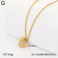 Collar con Colgante de Oro al por Mayor para Mujer, Cadena Fina, Joyería Elegante para Combinar, Regalo de Cumpleaños, Accesorios de Novia