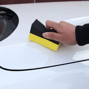 Éponge de détaillage rectangulaire en mousse de polyester EVA pour lavage de voiture, polissage, application de produit pour pneus - OEM JY455 - Product Image 2
