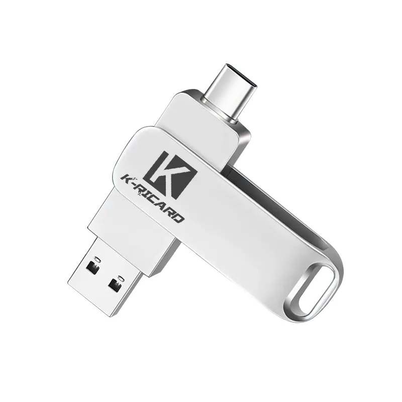 Prezzo di fabbrica USB personalizzato USB 3.1/3.0 e memory stick di tipo c 16GB 32GB 64GB 128GB 256GB 512GB memoria chiavetta USB