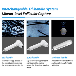 8 개 언어의 신상품 T5 AI 지능형 모발 및 두피 분석 두피 분석기 - Product Image 2