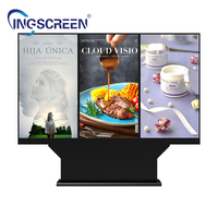 Pantalla Digital para Publicidad Exterior INGSCREEN, Señalización Digital de Pie o Montada en Pared, Pantalla Legible a la Luz del Sol de 3000 Nits
