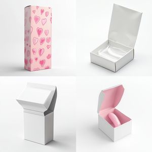 Caja de regalo plegable ecológica personalizada, embalaje de papel con logotipo impreso, Juguetes sexuales para hombres, condones, caja de condones de juguete para el cuidado de la salud - Product Image 3