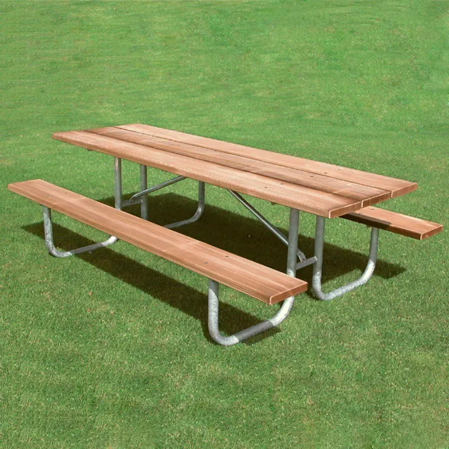 Design moderno parco tavolo da Picnic all'aperto in legno panca mobili da giardino tavolo da pranzo all'aperto