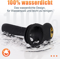 Vibrierendes Penisring-Set für Paare Doppelter Penisring Vibrator Fuchs-förmiger Klitoris-Stimulator 10-Gang Wasserdicht IPX7 Realistische Berührung