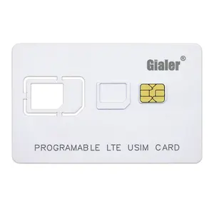 Kartu Usim kosong 64K 128K LTE, kartu SIM 4G dapat diprogram
