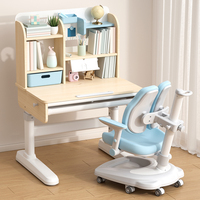 Table de lecture ergonomique moderne en bois, mobilier de maison, multifonctionnelle, réglable en hauteur, bureau d'étude pour enfants, chaise pour enfants