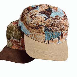 Nueva <span class=keywords><strong>Gorra</strong></span> Trucker Personalizada <span class=keywords><strong>de</strong></span> Gamuza Jacquard, <span class=keywords><strong>Gorra</strong></span> <span class=keywords><strong>de</strong></span> Béisbol con Logotipo Bordado, <span class=keywords><strong>Gorra</strong></span> para el Sol para Actividades al Aire Libre - Product Image 3