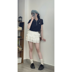 Camiseta de Manga Larga con Cuello en V para Mujer, Corte Ajustado, Verano, Botones, Mezcla de Algodón Natural, Ecológica, Estilo Coreano, Transpirable, Antiarrugas - Product Image 6