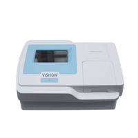 Lecteur de microplaques ELISA numérique électrique automatique à affichage numérique, haute précision, prix compétitif, avec prise en charge du réseau