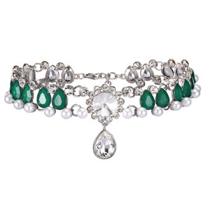 <span class=keywords><strong>Girocollo</strong></span> di collane da tennis con <span class=keywords><strong>perline</strong></span> di cristallo di strass rosa bianco colorato all'ingrosso per il fornitore di feste - Product Image 5
