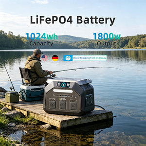 รีโมทคอนโทรล German Spot Fast Charging MPPT LiFePO4 1024wh ชุดจ่ายไฟฉุกเฉินแบบพกพา เครื่องกำเนิดไฟฟ้าพลังงานแสงอาทิตย์ 1800w - Product Image 1