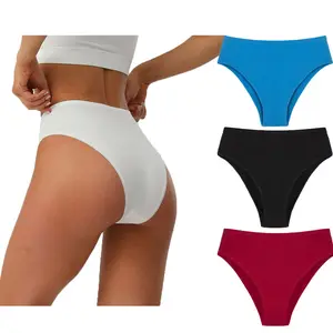 Nhà Sản Xuất Trực Tiếp Quần Lót Cao Eo Rắn Cộng Với Kích Thước Sexy Đồ Lót Mềm Mại Và Độ Đàn Hồi Tốt