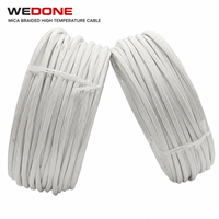 Kabel Tembaga Bebas Oksigen Suhu Tinggi WEDONE 500C dengan Isolasi Mika dan Jalinan Serat Kaca 450/750V untuk Tungku Industri