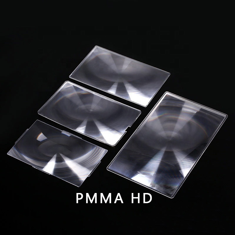 Прямая продажа с фабрики, увеличительное стекло HD для экрана мобильного телефона, увеличительное стекло из ПММА, акриловые линейные линзы Френеля с защитой от синего света