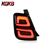 Lampu Belakang LED KGKB untuk Fiat 500 312 2005-2018 Upgrade DRL Lampu Rem Sein Sequential Plug & Play
