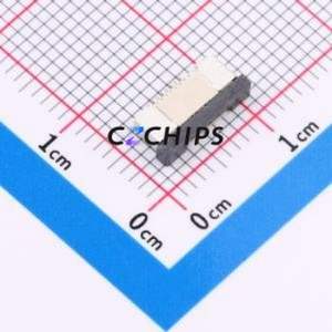 FC05-S08DCT-00 FFC/FPC Connector SMD,P=0.5mm,Horizontal Mount Connector Drawer Type Bottom Contact 8P 0.5mm - Product Image 1