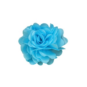 Accesorios para el cabello de gasa hechos a mano con flores pequeñas de 5 cm para niños, corsages, decoración de zapatos, sombreros, flores de tela para bricolaje - Product Image 5