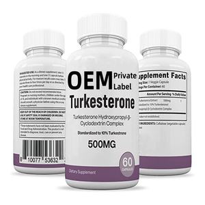 Suplemen Diet Turkesterone 500mg 2 Persen Ajuga Turkestanica 120 Kapsul Buatan Pabrik OEM - Product Image 3