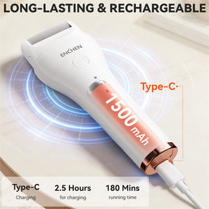 Removedor de Callos Eléctrico <span class=keywords><strong>Recargable</strong></span> por USB con 3 Cabezales, Resistente al Agua IPX6, 2 Velocidades Ajustables, 1 Año de Garantía - Product Image 6