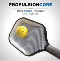 Pagaies de Pickleball en fibre de carbone T300 Direct-from-Factory Palette de Pickleball à noyau intérieur en nid d'abeille