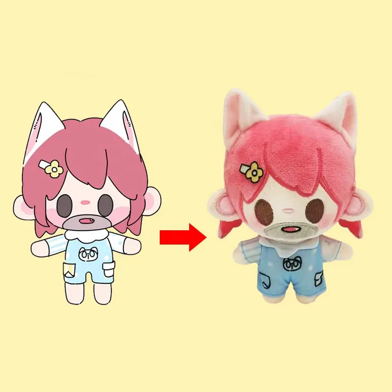 Nhà Sản Xuất Tùy Chỉnh Plushie Keychain Bé Mềm Đồ Chơi Nhồi Bông Động Vật Kpop Tùy Chỉnh Búp Bê Sang Trọng