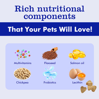 Pet Yuan Muscle Gain Soft Chews Comprimés Poudre Développement Musculaire et Récupération pour Tous Les Chiens Body Mass Building Complément Alimentaire
