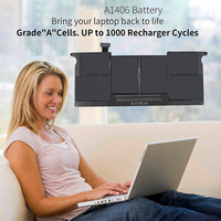 Batterie pour ordinateur portable MacBook Air 11 pouces Mid 2011-2015 Version A1406 A1370 A1465 A1495 Produit en stock