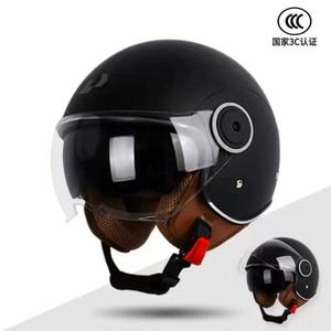 Casco Vintage con Diseño de Puntos, 3/4 Abierto, Personalizable, Venta al Por Mayor Directa de Fábrica, Protección Elegante, Desmontable y Lavable - Product Image 4